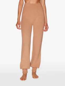 Alpaca Blend Trousers In Camel