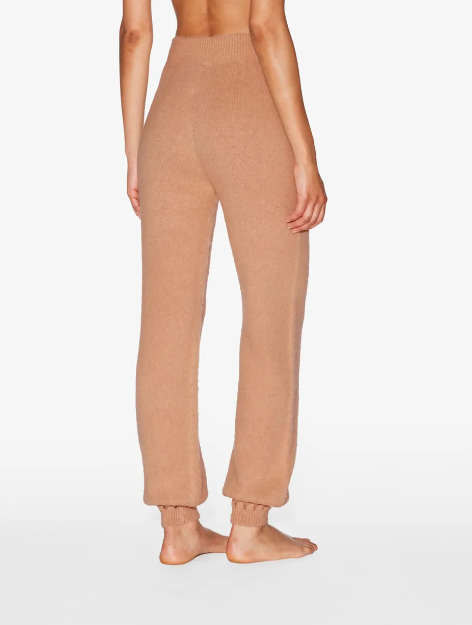 Alpaca Blend Trousers In Camel