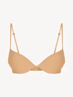 Amaretto-coloured Underwired Padded Push-up Bra