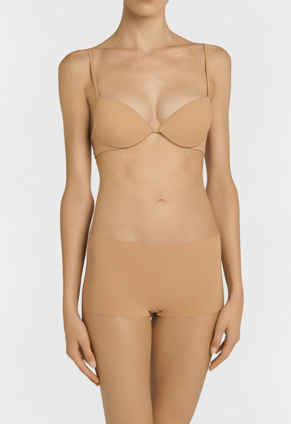Amaretto-coloured Underwired Padded Push-up Bra