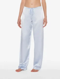 Azure Silk Pajama Set
