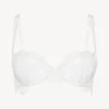 Balconette Bra With Lace In Natural
