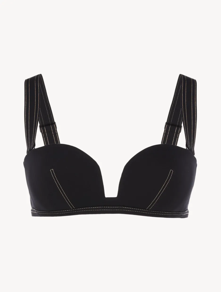 Bandeau Bikini Top In Black