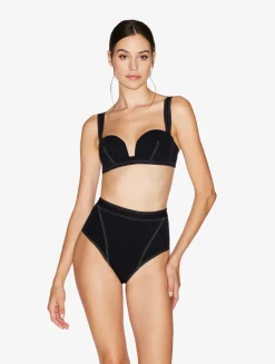 Bandeau Bikini Top In Black