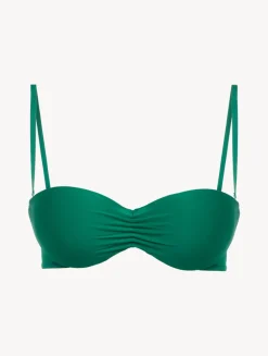 Bandeau Bikini Top In Green