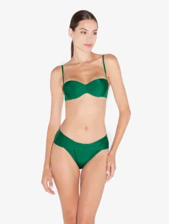 Bandeau Bikini Top In Green