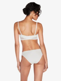 Bandeau Bra In Lys With Embroidered Tulle