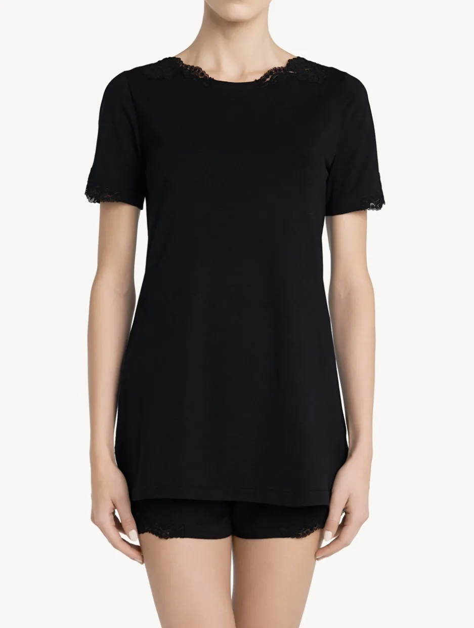 Black Cotton T-shirt