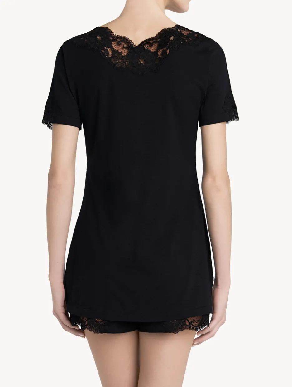 Black Cotton T-shirt