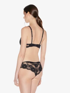 Black Cotton T-shirt Bra