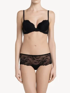 Black Lace Boyshort Brief