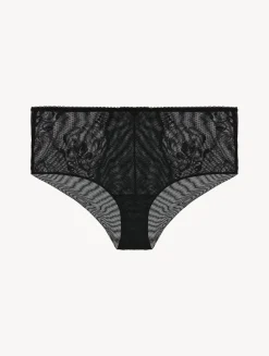 Black Lace High-waisted Brief
