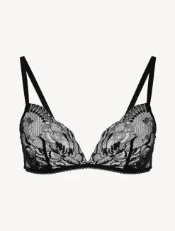 Black Lace Non-wired Bra