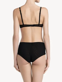 Black Lace Non-wired Bra