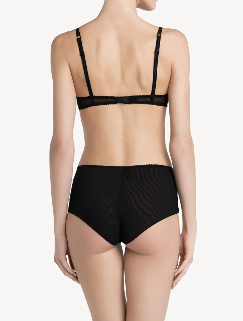 Black Lace Non-wired Bra