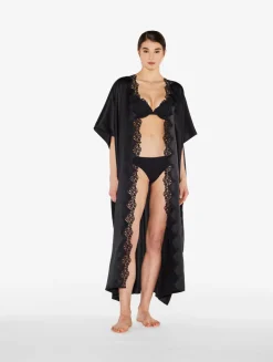 Black Push-up Bra With Macramé