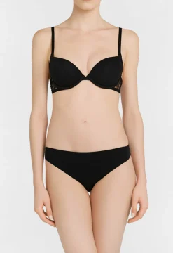 Black T-shirt Multiway Bra With Chantilly Lace