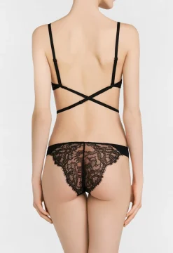 Black T-shirt Multiway Bra With Chantilly Lace