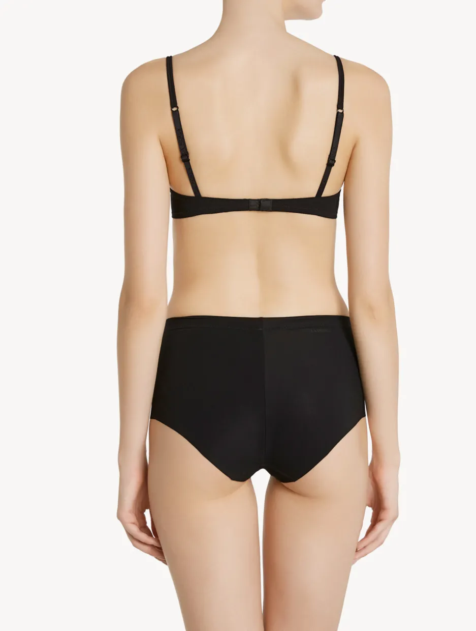 Black Underwired Bra In Nylon