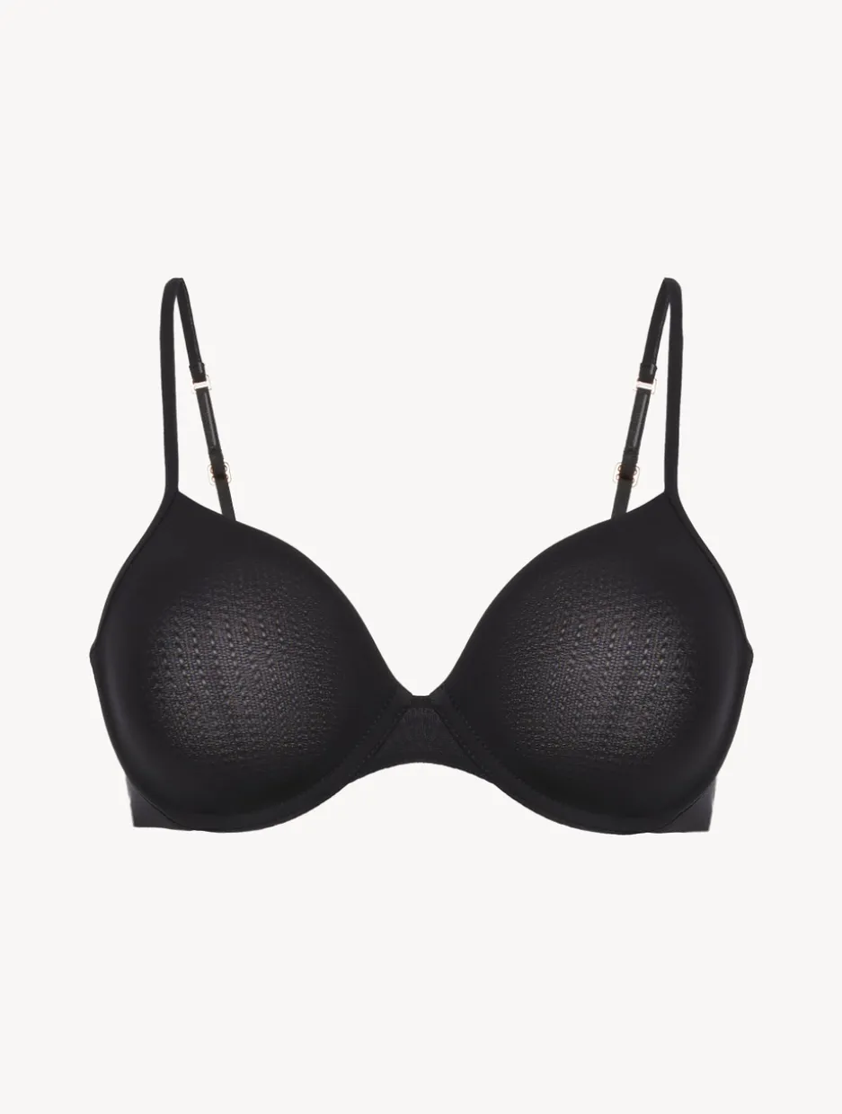 Black Underwired Non-padded Bra