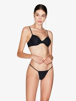 Black Underwired Non-padded Bra