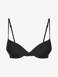 Black Underwired Padded Push-up Bra