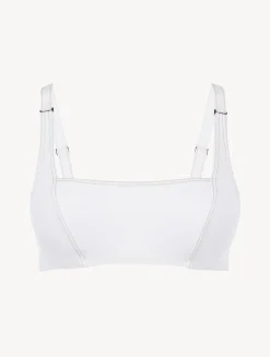 Bralette Bikini Top In White