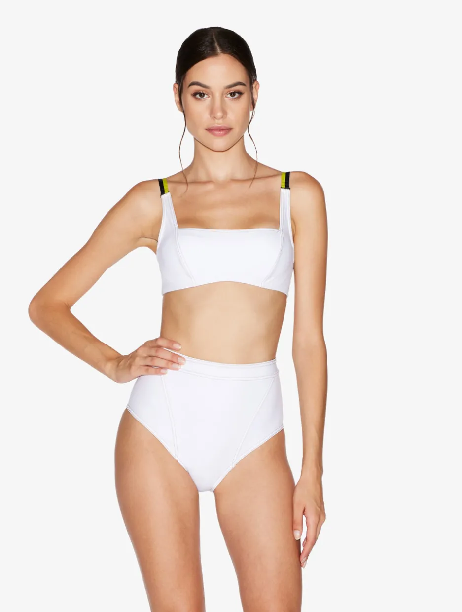Bralette Bikini Top In White