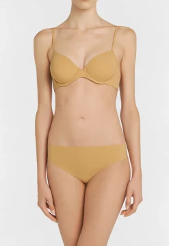 Hazel-coloured Underwired Non-padded Bra
