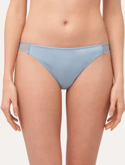 Lace Thong In Azure