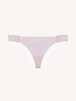 Lace Thong In Pink