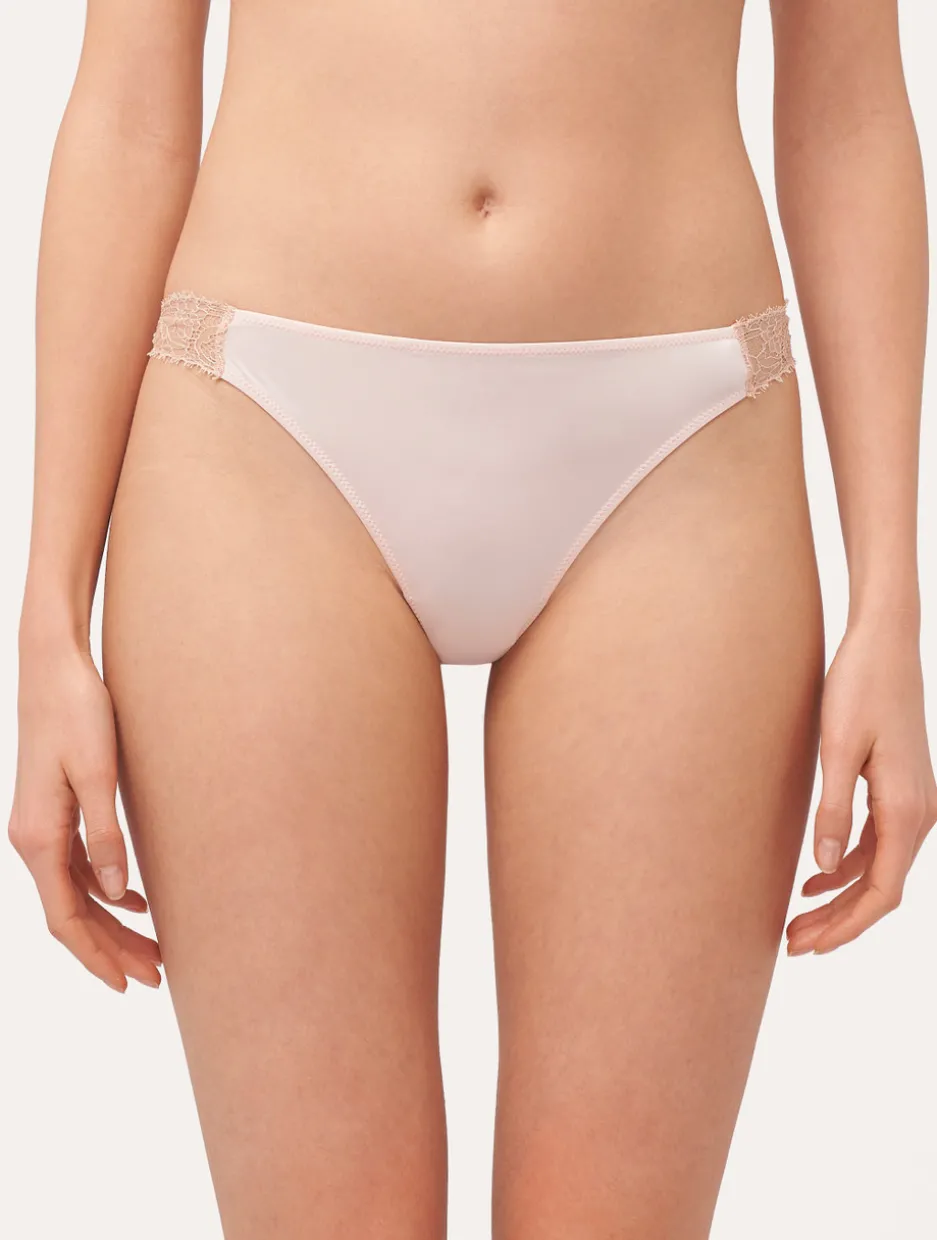Lace Thong In Pink