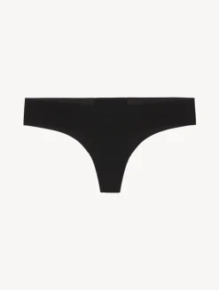 Laser-cut Thong In Black