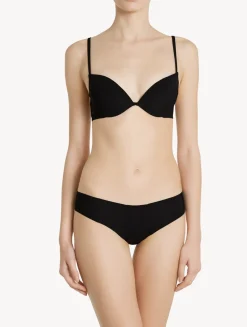 Laser-cut Thong In Black