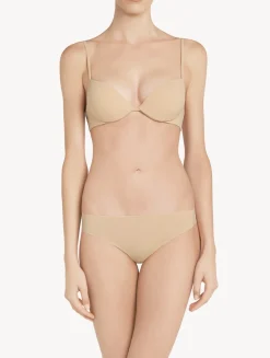 Latte-coloured Underwired Padded Push-up Bra