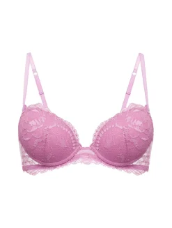 Lilac Rose Lace Push-up Bra