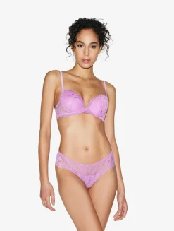 Lilac Rose Lace Push-up Bra