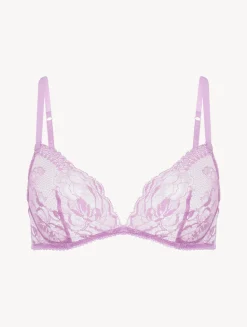Lilac Rose Lace Non-wired Bra