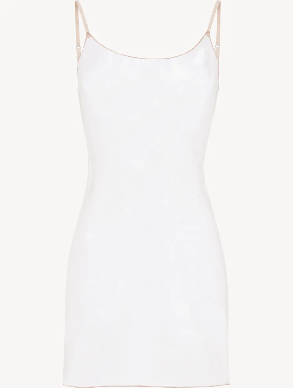 Limited Edition Short Slip In Rose Beige Mesh