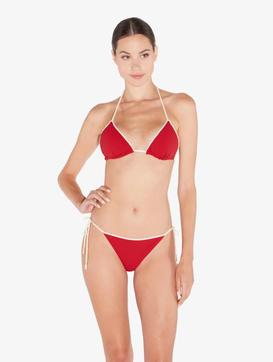 Monogram Bikini Brief In Red