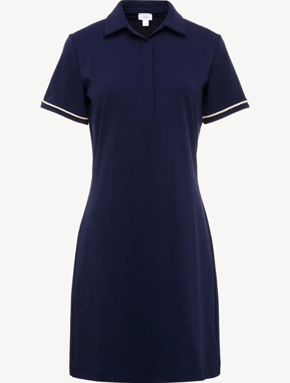 Monogram Polo Dress In Navy