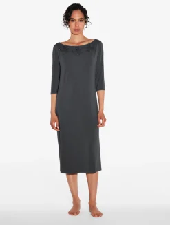 Nightdress In Charcoal Grey