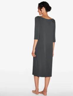 Nightdress In Charcoal Grey