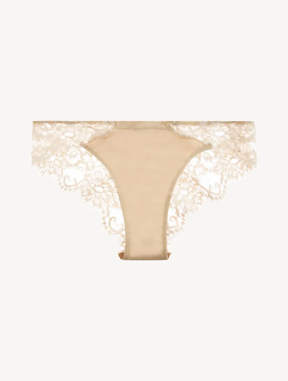Nude Cotton Brazilian Briefs