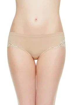 Nude Cotton Mid-rise Briefs