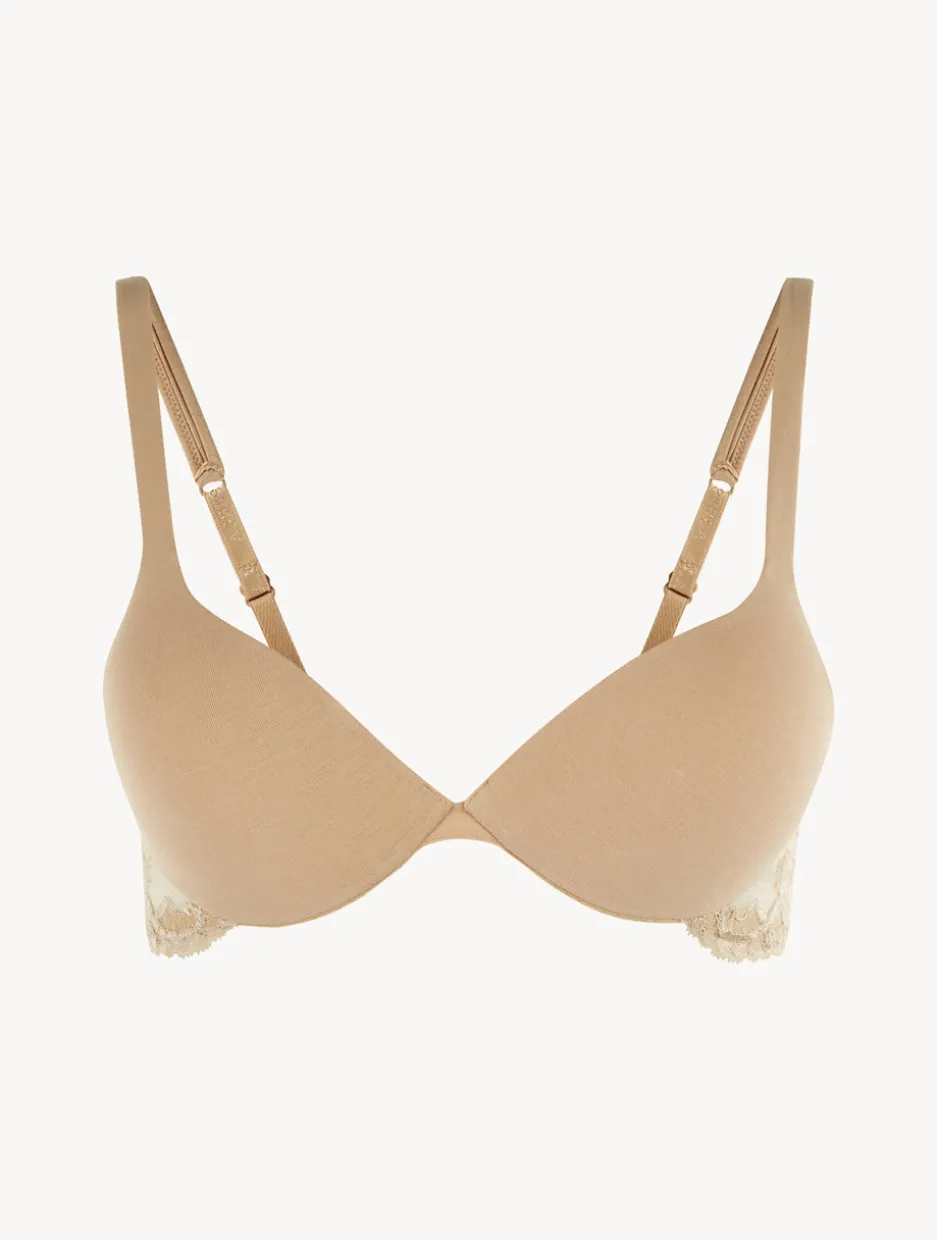 Nude Cotton Push-up Bra