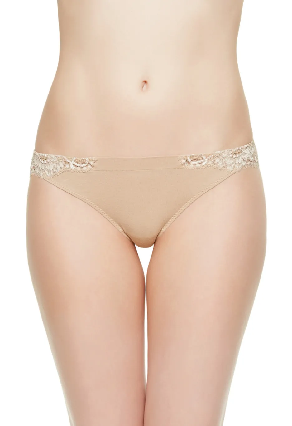 Nude Cotton Thong