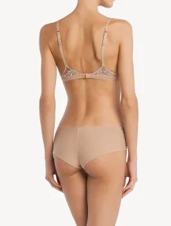 Nude Lace Triangle Bra