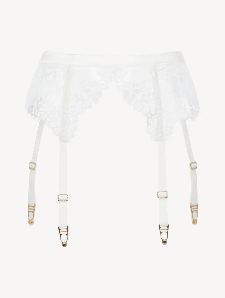 Off-white Lace Suspender Belt