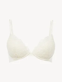 Off-white Macramé Push-up Bra